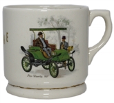 Moe Howard's Custom-Made Shaving Mug, With His Gold Stamp on Bottom & His Nickname ''MOME'' on Side -- Victorian-Inspired Mug Measures 4.5'' in Diameter Including Handle & 3.5'' Tall -- Near Fine